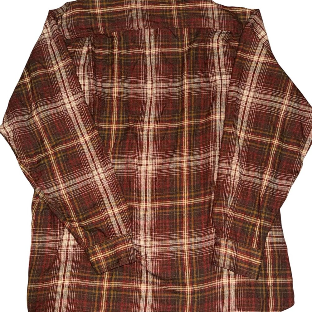 MENS BUTTON UP RED HEAD SHIRT - Picture 3 of 3